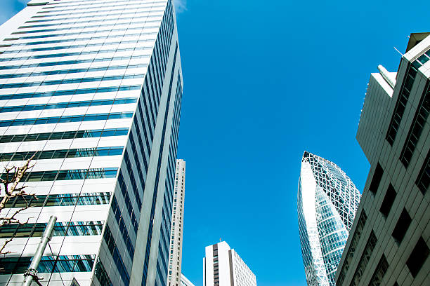 istock skyscraper modern business buildings centre, Tokyo 598568762
