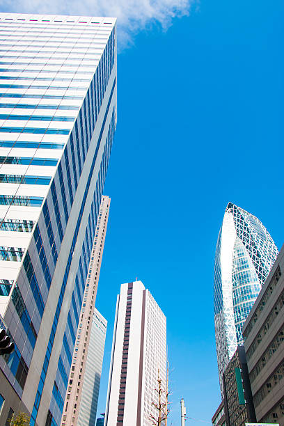 istock skyscraper modern business buildings centre, Tokyo 598568818