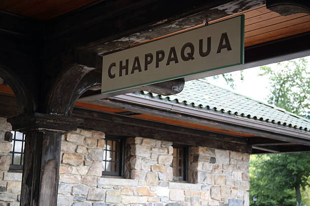 istock Chappaqua Train Sign in September 598570548