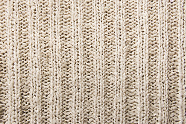 istock Close up of woolen knitted texture 598573480