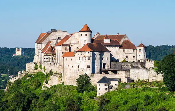 famous old town of burghausen - bavaria - germany