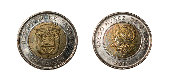 front and back of a Panamanian currency of one Balboa