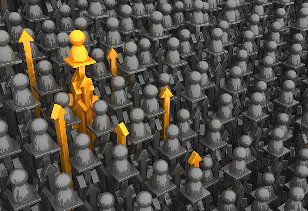 istock Figure Success Arrow Pillars 598668224