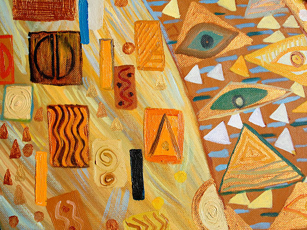 Texture, background and Colorful Image of an original Abstract Painting,oil on Canvas