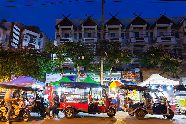 Saturday Night Market, Chiang Mai, Thailand stock photo