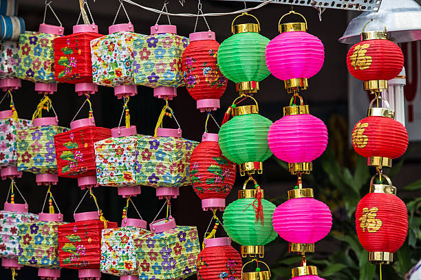 istock Lanterns in the mid-autumn festival 598675602