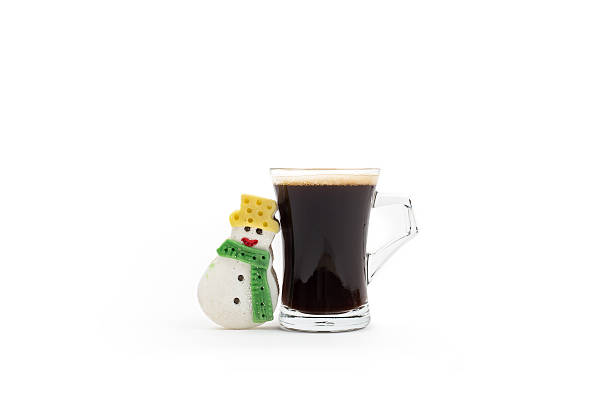istock Isolated Espresso Coffee and Cute Cookies 598676256