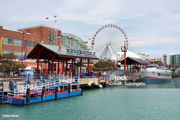 Navy Pier Chicago Stock Photo - Download Image Now - Navy Pier, Chicago - Illinois, Architecture