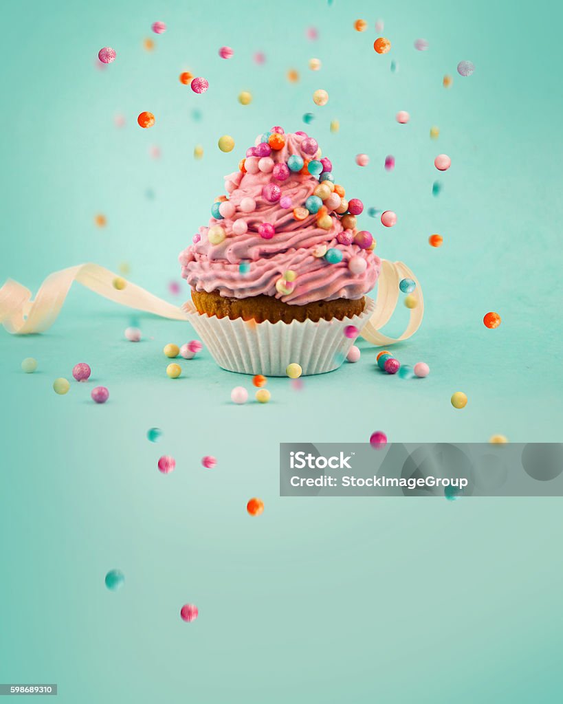 Tasty cupcake Backgrounds Stock Photo