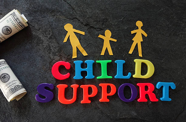 Child Support family stock photo
