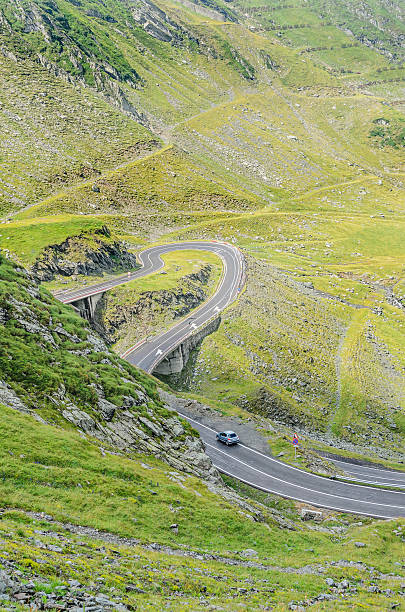 istock Transfagarasan serpent road from Fagaras mountains, Carpathians 598693602