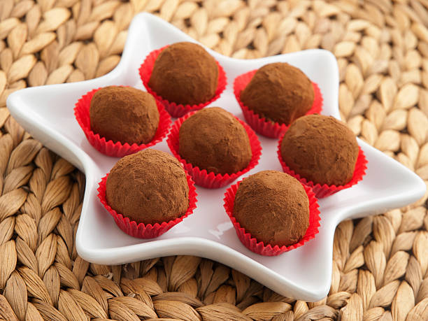 istock Homemade chocolate candies with nuts 598694894