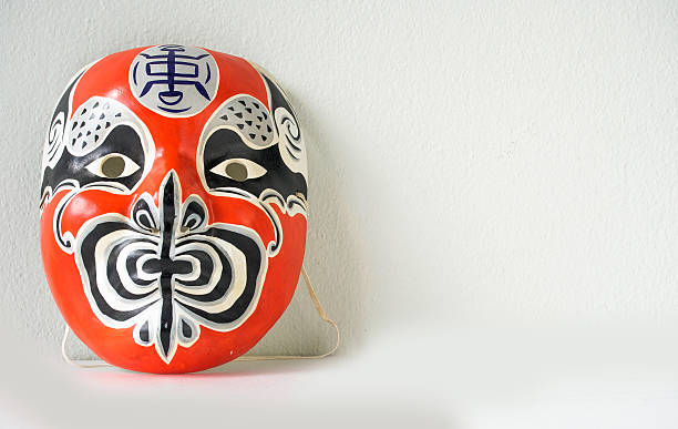 istock Noh a Traditional japanese theater mask 598695956
