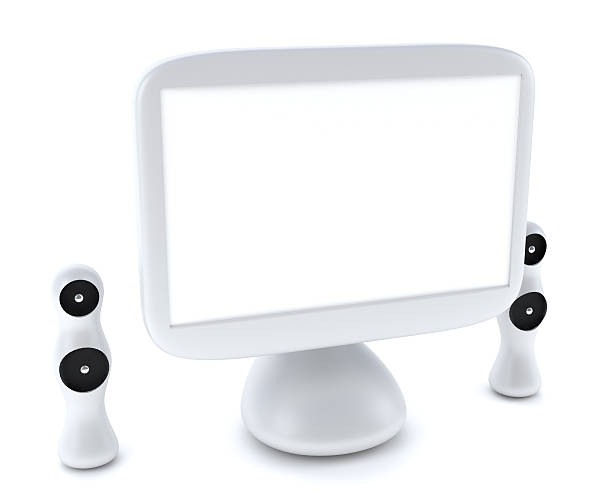 istock Modern, futuristic LCD computer monitor 598696442