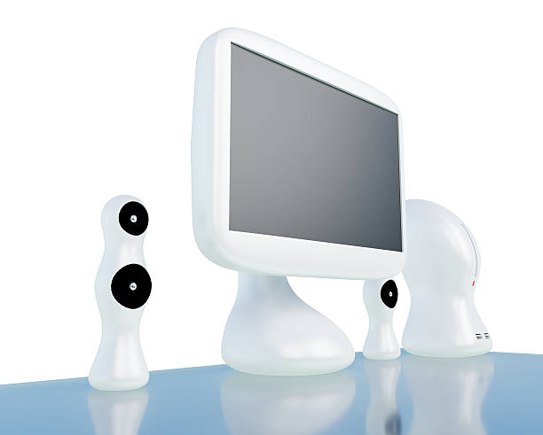 istock Modern, futuristic LCD computer monitor 598696468