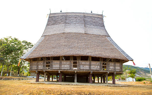 istock Rong house in Bahnar villages 598697394