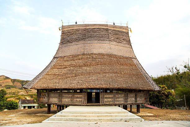 istock Rong house in Bahnar villages 598698024