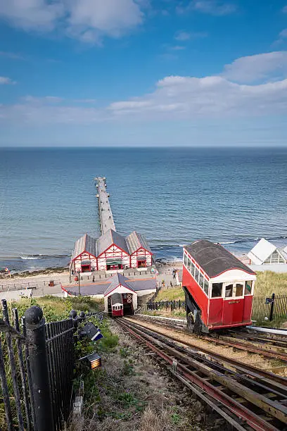 Saltburn by the Sea is a Victorian seaside resort, with a pier and cliff lifts or funicular