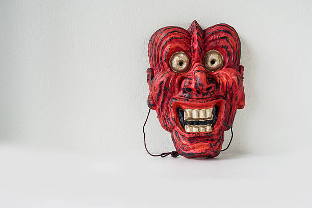 istock Noh a Traditional japanese theater mask 598698306