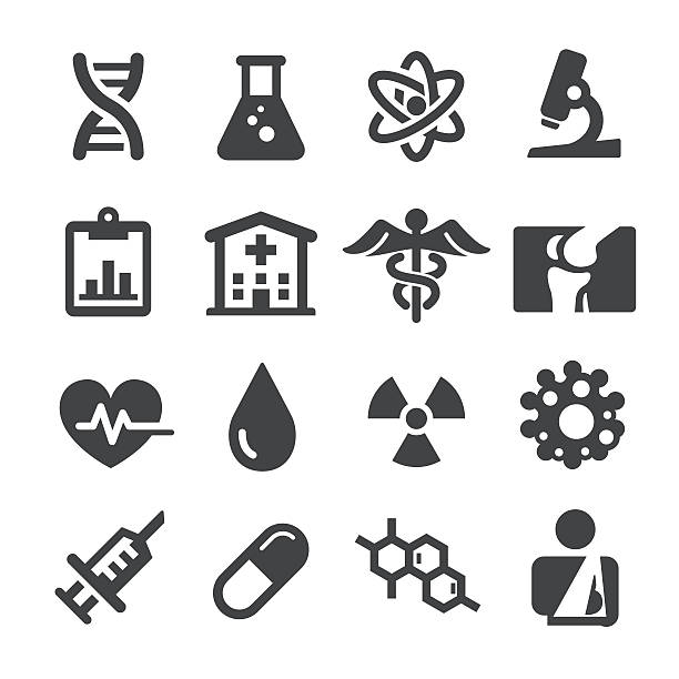 Medical Icons Set - Acme Series View All: stop narcotics stock illustrations