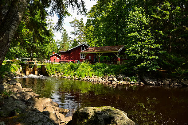 istock Old mill in Finnish forest 598699132