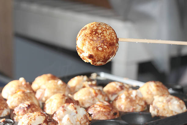istock Use skewer of cooking Japanese flour grilled.Selective focus. 598700292