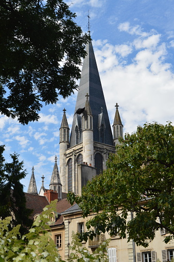 View of the Church of Notre Dame, Dijon.