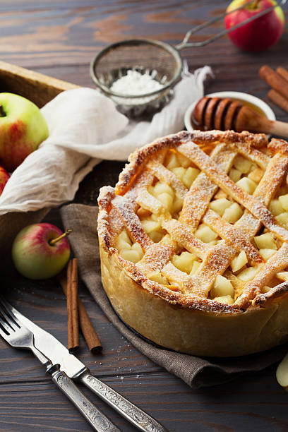 istock Homemade Organic Apple Pie 598703582