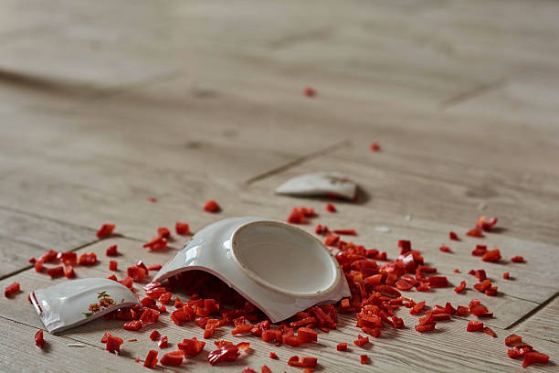 istock Broken bowl on the foor 598704638