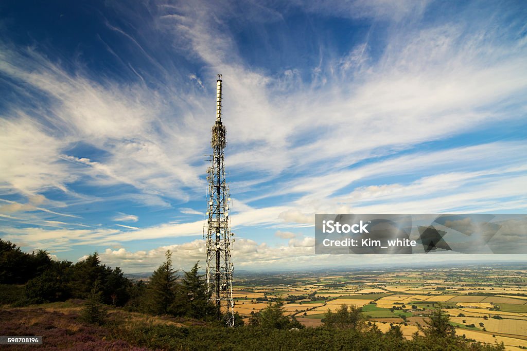 Vista de paisaje - Foto de stock de Torres de telecomunicaciones libre de derechos