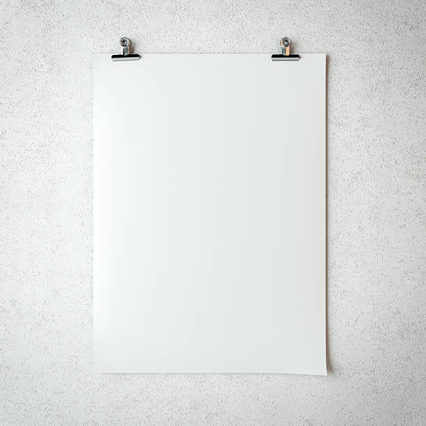 istock White blank sheet of paper. 3d rendering 598708460