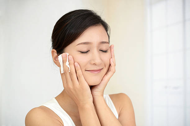 istock Beautiful woman with closed eyes 598709408