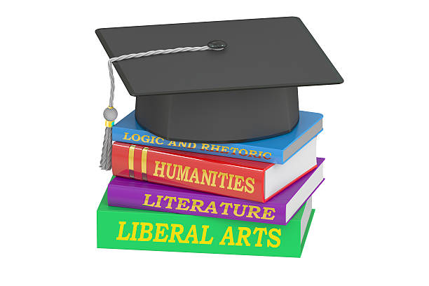 образование либеральных искусств, 3d рендеринг - humanities стоковые фото и изображения