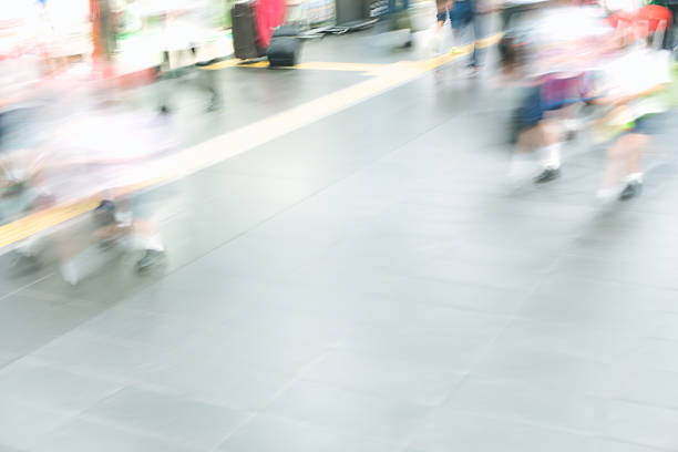 istock Group of Blurred People, Students, Walking, Kyoto, Japan 598713836