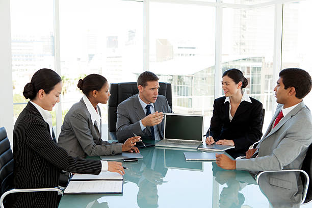 istock Business meeting with multi-ethnic managers 598714850
