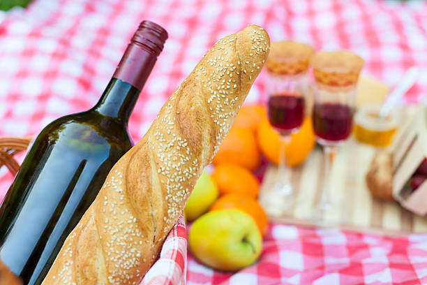 Table served for picnic