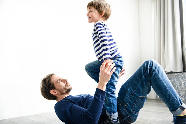 istock happiness young father with his son have fun 598717364