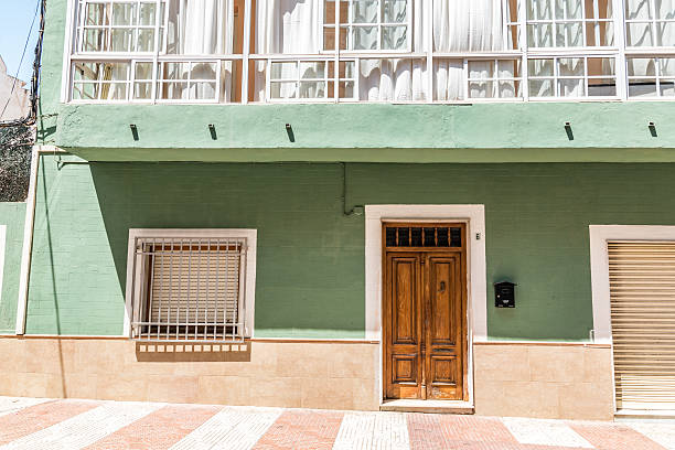 istock green painted mediterranean style buildings 598784174