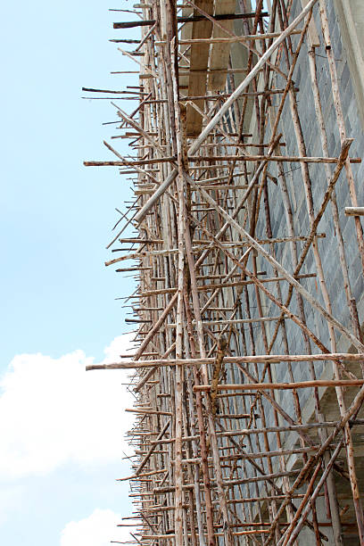 istock wooden scaffolding style 598786088