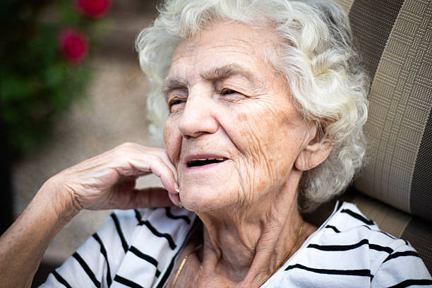 istock Beautiful Senior Woman Relaxing 598792094