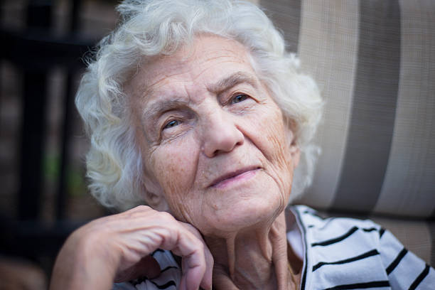 istock Beautiful Senior Woman Relaxing 598792106
