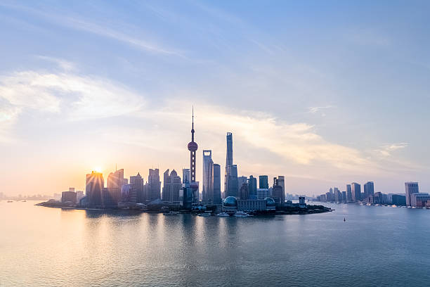 istock shanghai skyline and huangpu river in sunup 598794650
