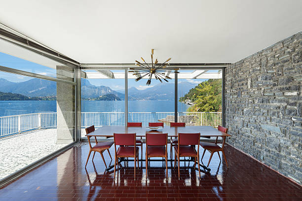 istock Old dining room of an apartment 598794890