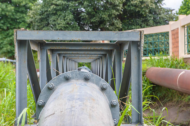 istock Steel pipe of tap water 598795398