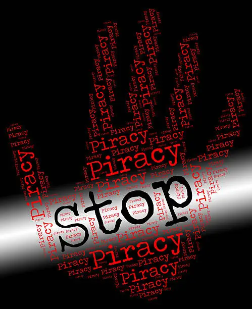 Photo of Stop Piracy Indicates Warning Sign And Control