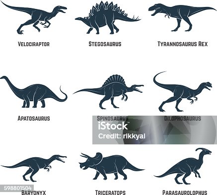 Vetores de Desenho Animado Predador Jurássico Tiranossauro Rex Silhueta  Trex Extinta Predador Antigo Jurássico Trex Raptor Monster Vector Set De  Ilustração Silhuetas Do Tiranossauro Rex e mais imagens de Dinossauro -  iStock