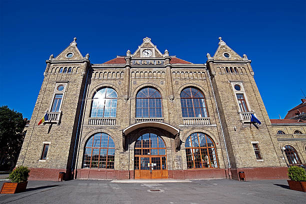 istock Old train station in Arad, Romania 598802168
