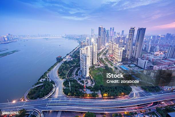 Bird View At Wuhan China Stock Photo - Download Image Now - Wuhan, China - East Asia, Business