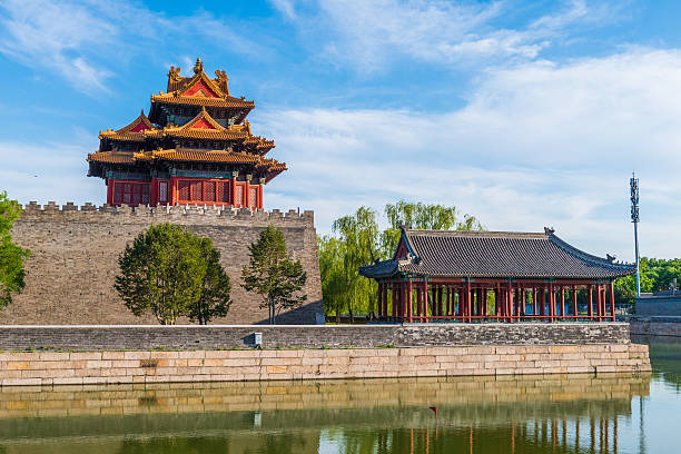 istock Corner Tower in Imperial Palace in Beijing, China 598810272
