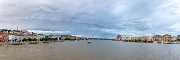 istock Panoramic view of the River Danube at Budapest 598811640